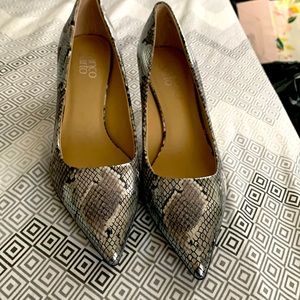 Never worn Silver Snake. Franco Sarto (Brand) Size 10.